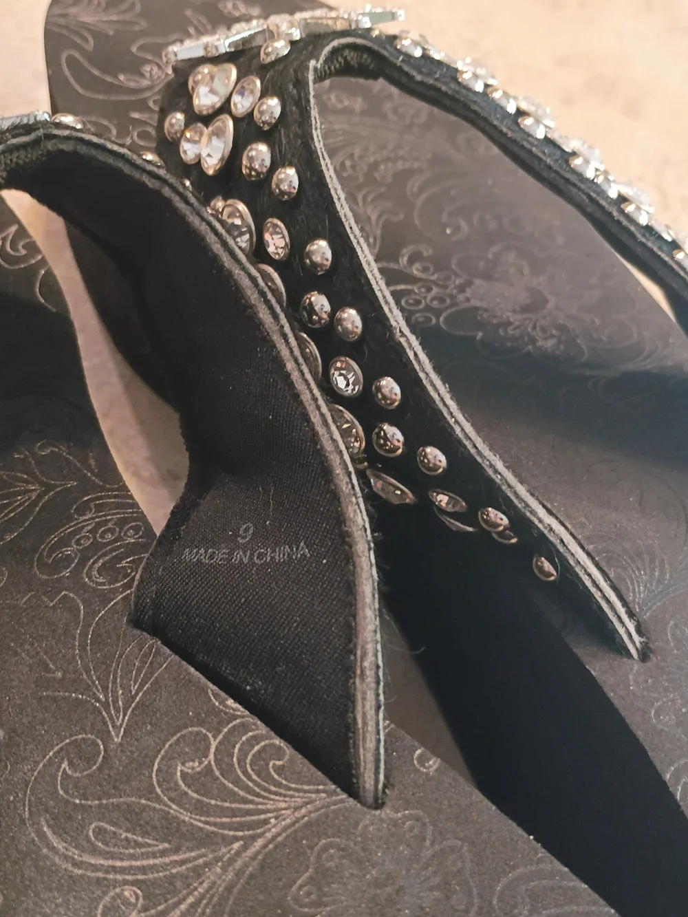 Justin Boots black wedge